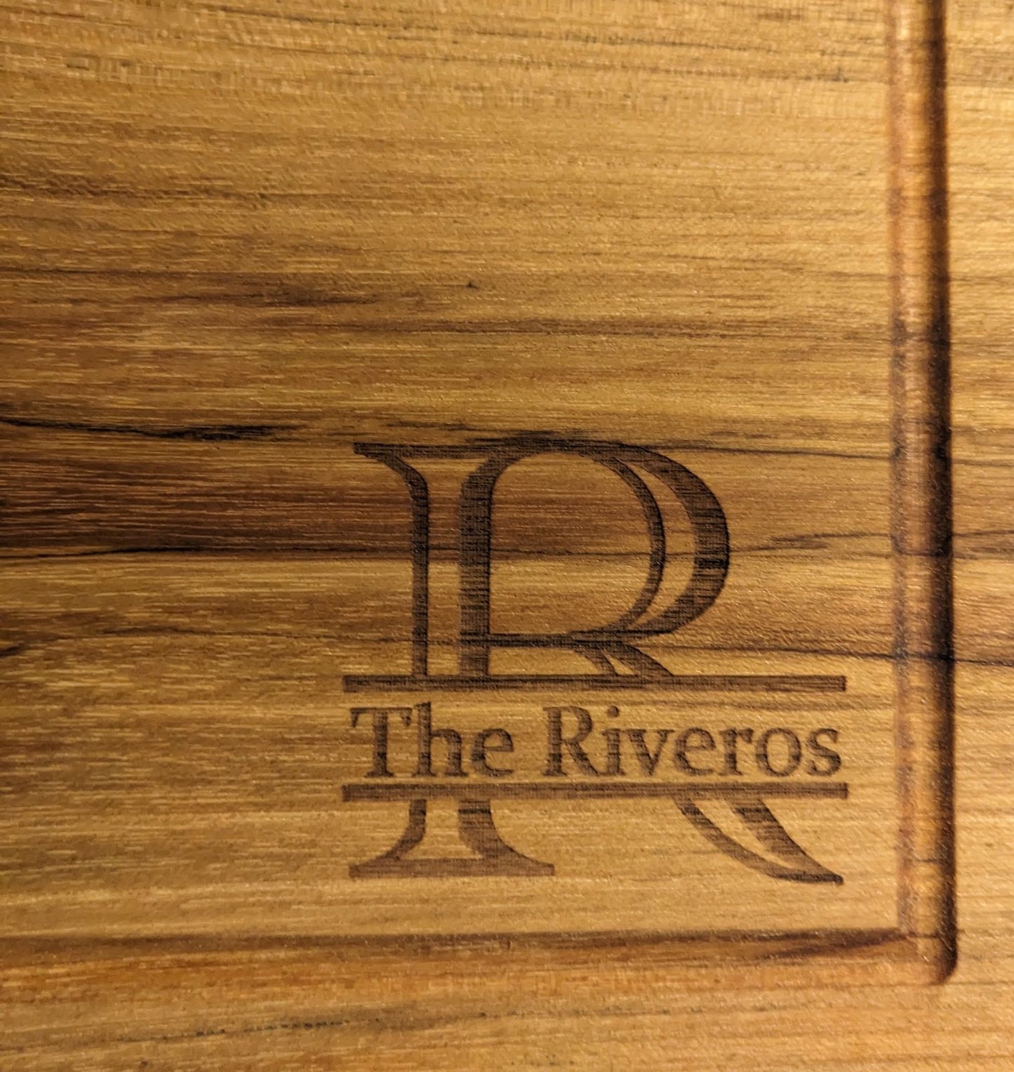 Teak Latitude Board 15x11.5in with Personalized Engraving (+$25). Estimated delivery 2-3 weeks.