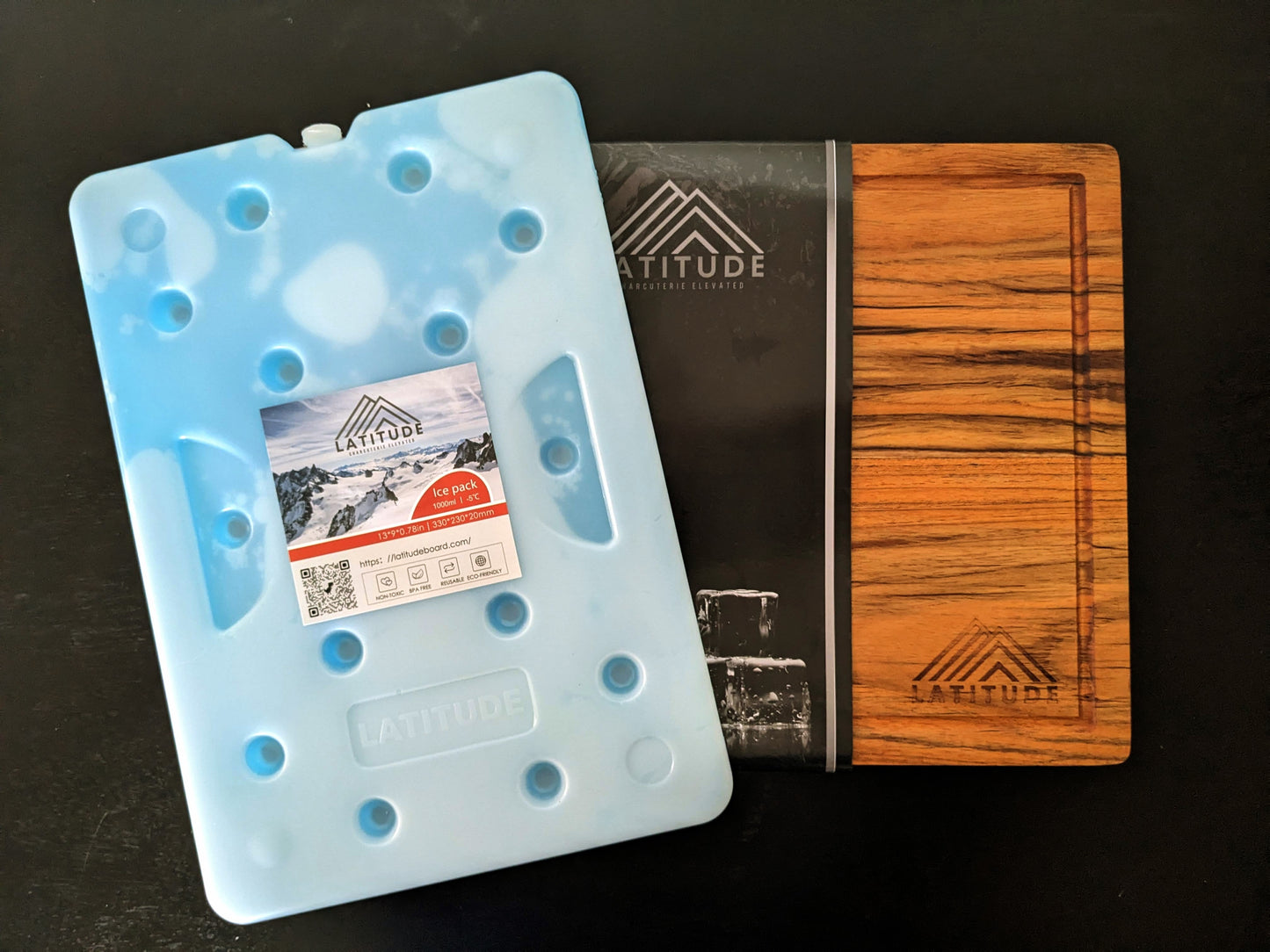 Teak Latitude Board 15x11.5in with Personalized Engraving (+$25). Estimated delivery 2-3 weeks.