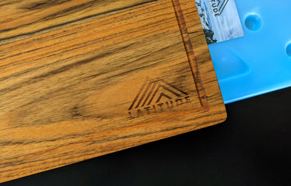 Latitude Board Pro- XL Size Board (22inx15in)- Includes Two Ice Bricks