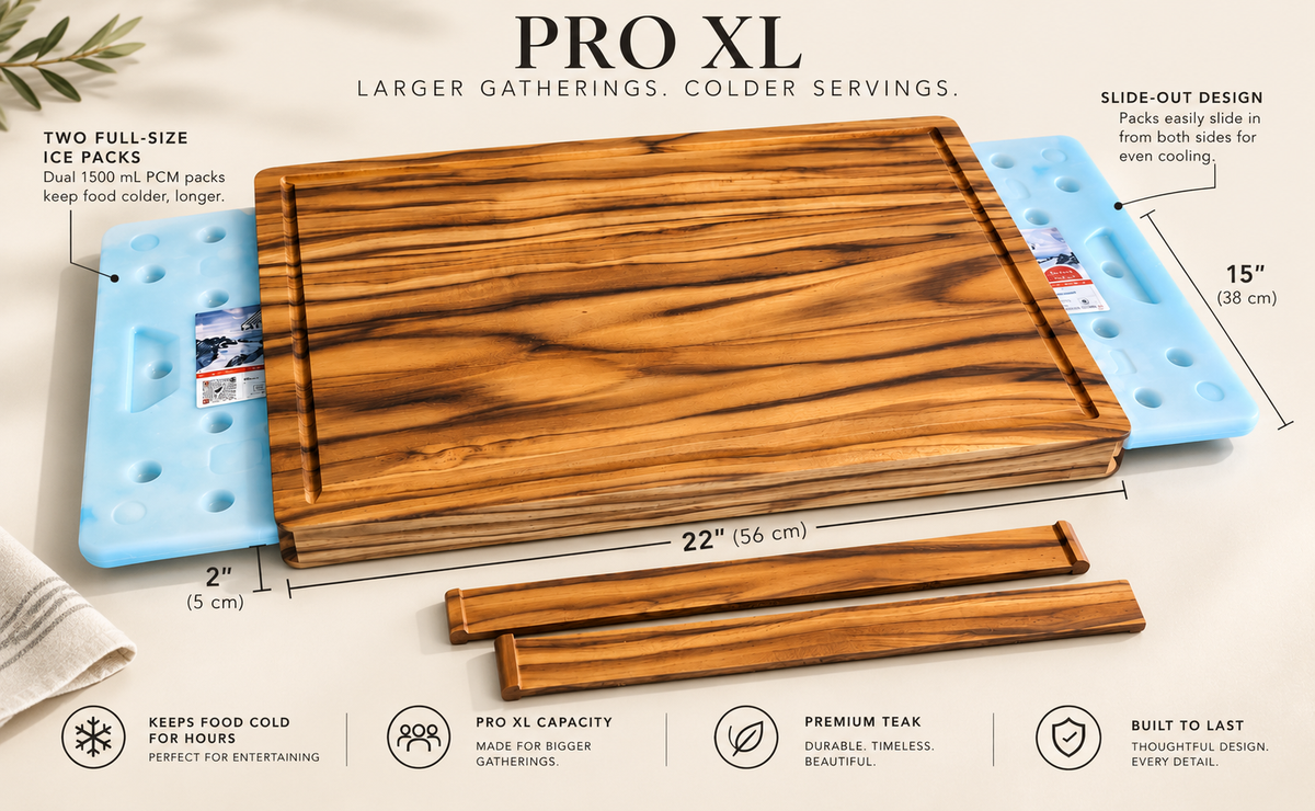 Latitude Board® Pro XL Chilled Charcuterie Board