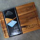 Teak Latitude Board 15x11.5in with Personalized Engraving (+$25).  Estimated delivery 2-3 weeks.